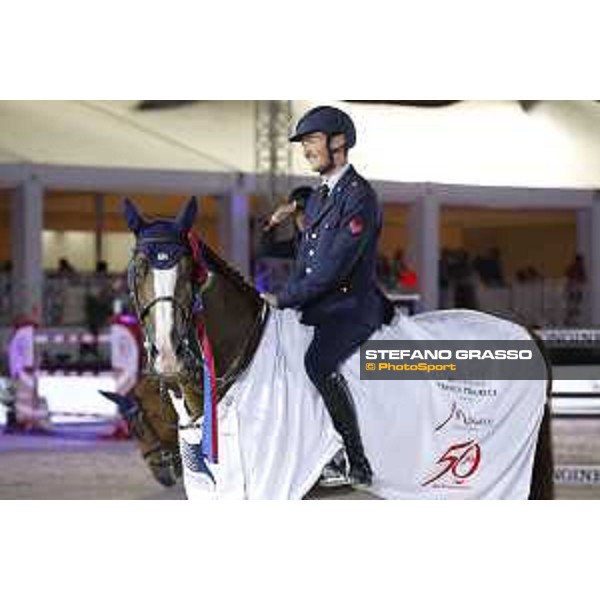 LGCT of Cannes - Class 9 - Lorenzo de Luca on Halifax van het Kluzeibos wins prix OFFICE DU TOURISME DE L\'ILE MAURICE | AIR MAURITIUS - Cannes, Stade des Hesperyde - 9 June 2017 - ph.Stefano Grasso/LGCT