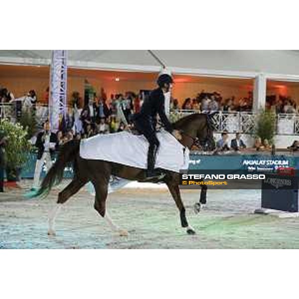 LGCT of Cannes - Class 9 - Lorenzo de Luca on Halifax van het Kluzeibos wins prix OFFICE DU TOURISME DE L\'ILE MAURICE | AIR MAURITIUS - Cannes, Stade des Hesperyde - 9 June 2017 - ph.Stefano Grasso/LGCT