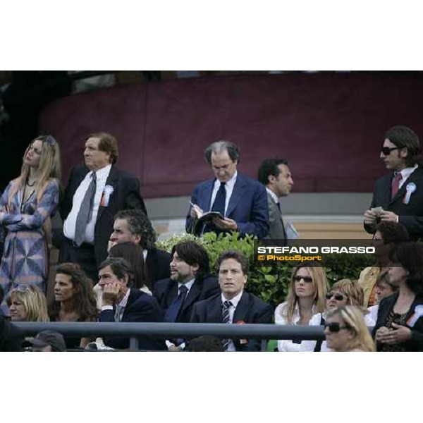owner\'s enclosure at Capannelle racetrack during Gran Premio Parioli Rome, 30th april 2007 oh. Stefano Grasso