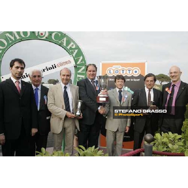 giving prize of Golden Titus\'s connectin winners of Premio Parioli Roma, 30 aprile 2007 ph. Stefano Grasso