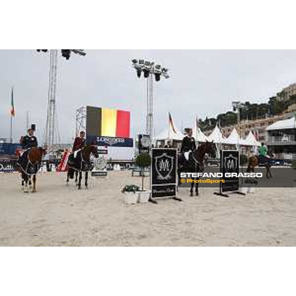 LGCT of Monaco - Class 5 - Prize giving ceremony - Gregory Wathelet on Eldorado van het Vijverhof - Monaco, Port Hercule, 23rd june 2017 - ph.Mario Grassia/LGCT