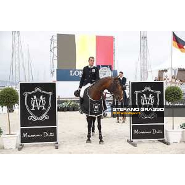 LGCT of Monaco - Class 5 - Prize giving ceremony - Gregory Wathelet on Eldorado van het Vijverhof - Monaco, Port Hercule, 23rd june 2017 - ph.Mario Grassia/LGCT