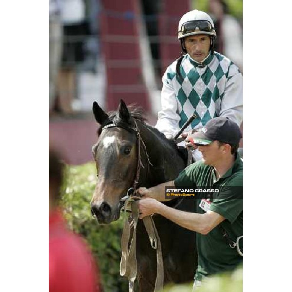 close up for Stefano Landi winner with Amaldi of Premio Federippodromi Roma, 30 aprile 2007 ph. Stefano Grasso