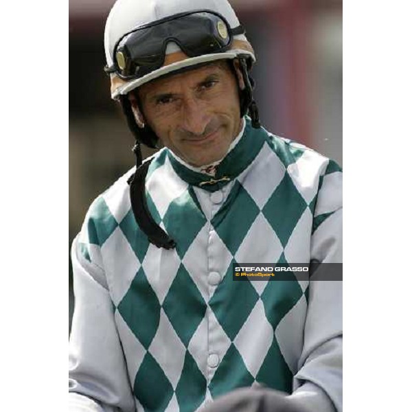 close up for Stefano Landi winner with Amaldi of Premio Federippodromi Roma, 30 aprile 2007 ph. Stefano Grasso