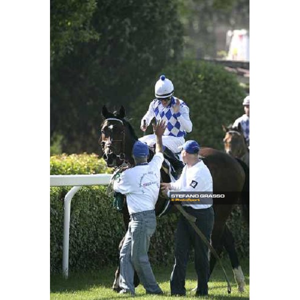 Mirco Demuro come back on Distan way after winning the Premio Presidente della Repubblica At the Races Rome, 13th may 2007 ph. Stefano Grasso
