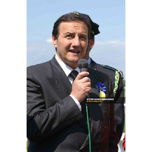 On. BAccini, under-secretary of Foreign office Premio Presidente della Repubblica Rome Capannelle 16th may 2004 ph. Stefano Grasso
