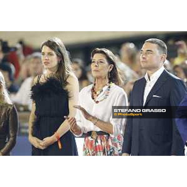 LGCT of Monaco - Grand Prix - Prize giving ceremony - Princess Charlotte, H.R.H. Princess Caroline of Monaco, Lars Windhorst - Monaco, Port Hercule - 24 June 2017 - ph.Stefano Grasso/LGCT