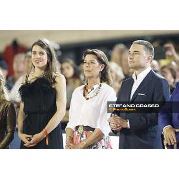 LGCT of Monaco - Grand Prix - Prize giving ceremony - Princess Charlotte, H.R.H. Princess Caroline of Monaco, Lars Windhorst - Monaco, Port Hercule - 24 June 2017 - ph.Stefano Grasso/LGCT