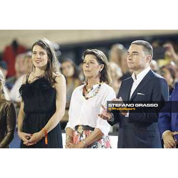 LGCT of Monaco - Grand Prix - Prize giving ceremony - Princess Charlotte, H.R.H. Princess Caroline of Monaco, Lars Windhorst - Monaco, Port Hercule - 24 June 2017 - ph.Stefano Grasso/LGCT