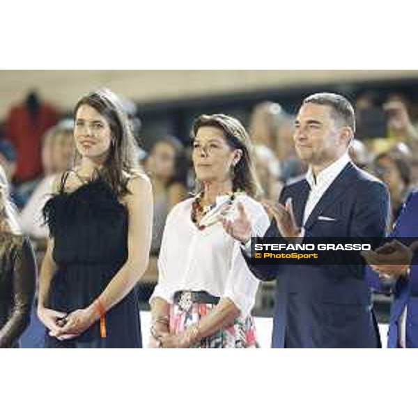 LGCT of Monaco - Grand Prix - Prize giving ceremony - Princess Charlotte, H.R.H. Princess Caroline of Monaco, Lars Windhorst - Monaco, Port Hercule - 24 June 2017 - ph.Stefano Grasso/LGCT