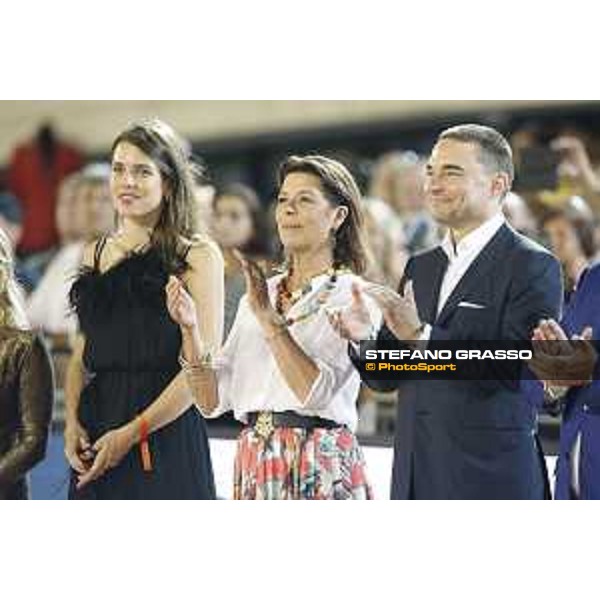 LGCT of Monaco - Grand Prix - Prize giving ceremony - Princess Charlotte, H.R.H. Princess Caroline of Monaco, Lars Windhorst - Monaco, Port Hercule - 24 June 2017 - ph.Stefano Grasso/LGCT