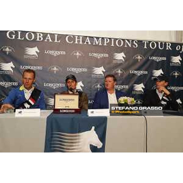 LGCT of Monaco - Grand Prix - Press conference - Christian Ahlmann, Alberto Zorzi, Jan Tops and Kevin Staut - Monaco, Port Hercule - 24 June 2017 - ph.Stefano Grasso/LGCT