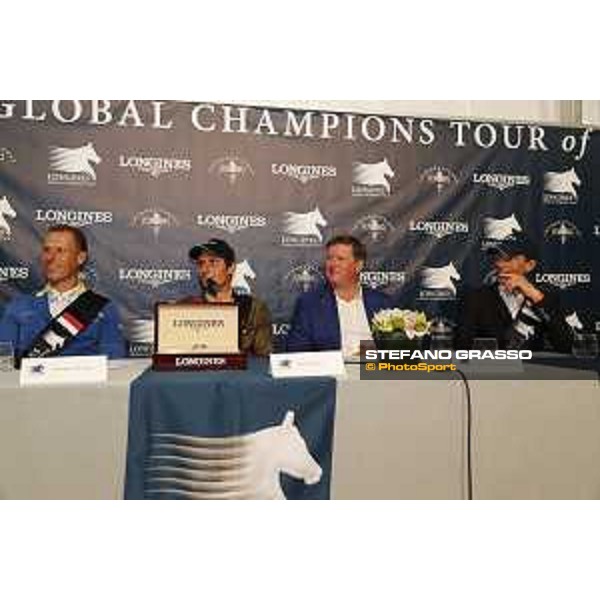 LGCT of Monaco - Grand Prix - Press conference - Christian Ahlmann, Alberto Zorzi, Jan Tops and Kevin Staut - Monaco, Port Hercule - 24 June 2017 - ph.Stefano Grasso/LGCT