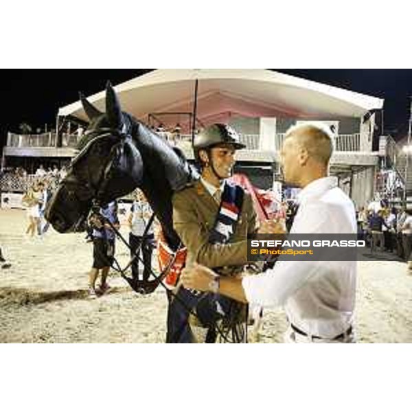 LGCT of Monaco - Grand Prix - Prize giving ceremony - Alberto Zorzi and Cornetto K winners of LGCT Grand Prix du Prince de Monaco presented by Sapinda - Monaco, Port Hercule - 24 June 2017 - ph.Stefano Grasso/LGCT