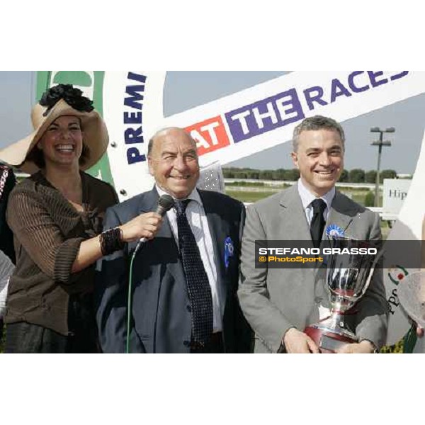 giving prize of Premio Presidente della Repubblica - At The Races - Francesca Barberini, Lorenzo Brogi and Andrea Scarpellini Rome, 13th may 2007 ph. Stefano Grasso