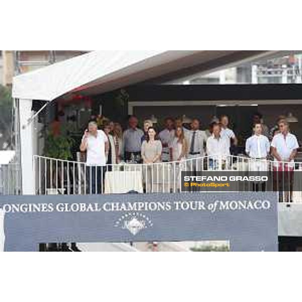 LGCT of Monaco - Grand Prix - VIP guests listening to Monaco\'s national anthem - Monaco, Port Hercule - 24 June 2017 - ph.Stefano Grasso/LGCT