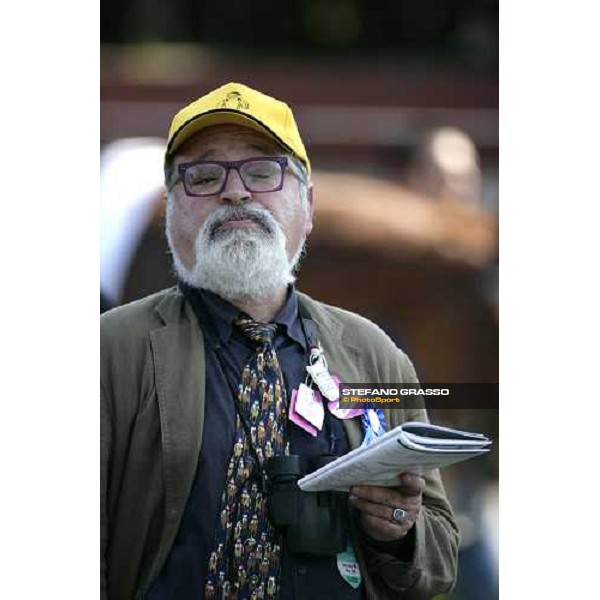 Fernando Savater in the parade ring of Gran Premio Presidente della Repubblica 2007 Rome, 13th may 2007 ph. Stefano Grasso