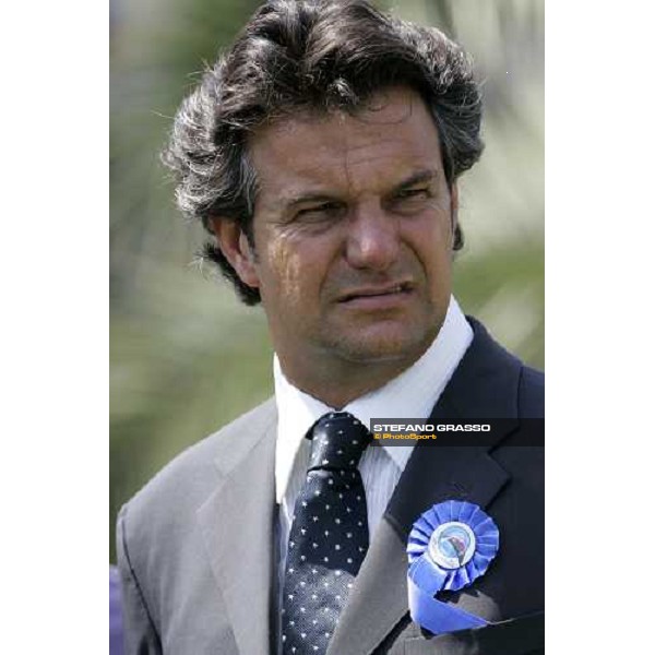 Bruno Grizzetti in the parade ring of Capannelle racetrack Rome, 13th may 2007 ph. Stefano Grasso