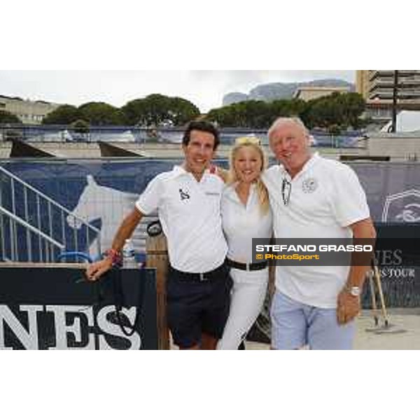 LGCT of Monaco - Leonora Smee with her father and her boyfriend - Monaco, Port Hercule - 23 June 2017 - ph.Stefano Grasso/LGCT