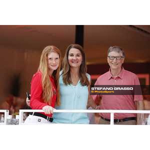LGCT of Monaco - Bill Gates with his wife Melinda and his daughter Jennifer - Monaco, Port Hercule - 23 June 2017 - ph.Stefano Grasso/LGCT