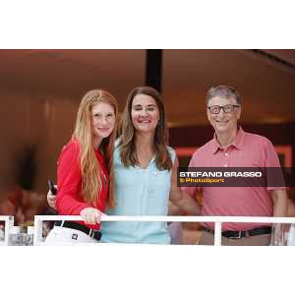 LGCT of Monaco - Bill Gates with his wife Melinda and his daughter Jennifer - Monaco, Port Hercule - 23 June 2017 - ph.Stefano Grasso/LGCT