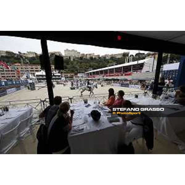 LGCT of Monaco - Bill Gates enjoy the competition from the VIP lounge - Monaco, Port Hercule - 23 June 2017 - ph.Stefano Grasso/LGCT