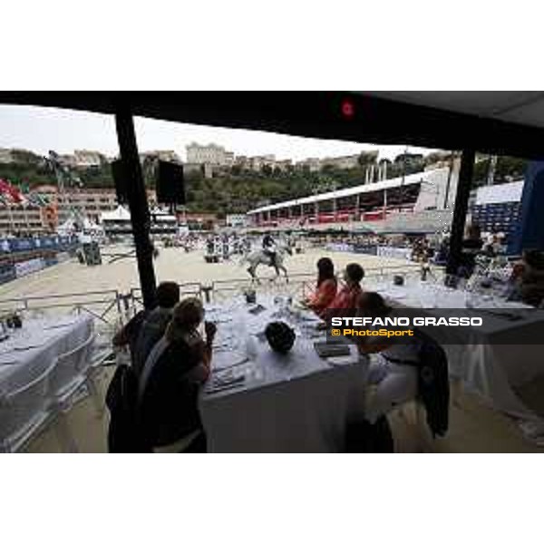 LGCT of Monaco - Bill Gates enjoy the competition from the VIP lounge - Monaco, Port Hercule - 23 June 2017 - ph.Stefano Grasso/LGCT