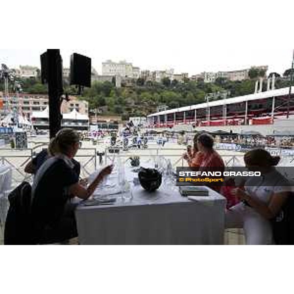 LGCT of Monaco - Bill Gates enjoy the competition from the VIP lounge - Monaco, Port Hercule - 23 June 2017 - ph.Stefano Grasso/LGCT