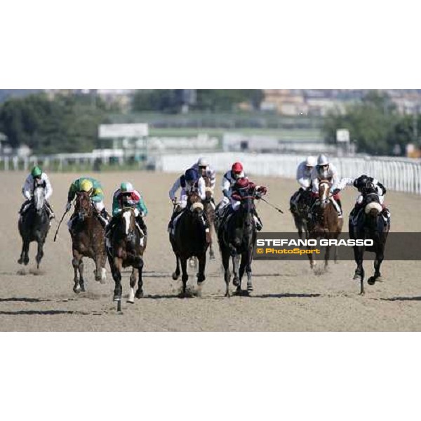 finish of Premio Jebel Ali racecourse won by Mirco Demuro on Cottonmouth Rome, 13th may 2007 ph. Stefano Grasso