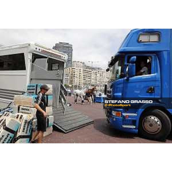 LGCT of Monaco - The horses arrive at Port Hercule Monaco,22nd june 2017 - ph.Stefano Grasso/LGCT
