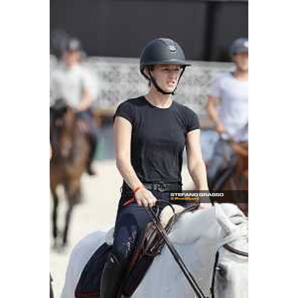 LGCT of Monaco - Warm up - Lucy Davis - Monaco, Port Hercule - 22 June 2017 - ph.Stefano Grasso/LGCT