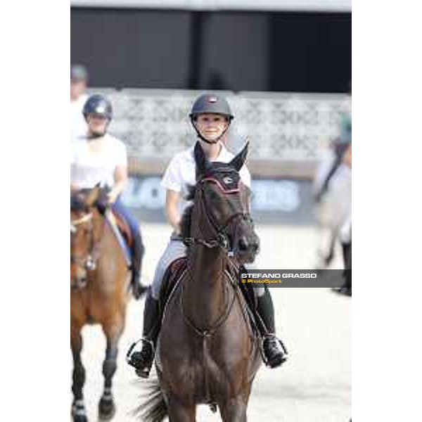 LGCT of Monaco - Warm up - Georgina Bloomberg - Monaco, Port Hercule - 22 June 2017 - ph.Stefano Grasso/LGCT