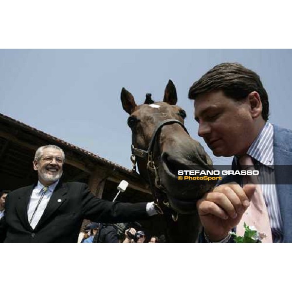 Giampaolo Minnucci, Varenne and Franco Gramegna Vigone (To) , 19th may 2007 ph. Stefano Grasso
