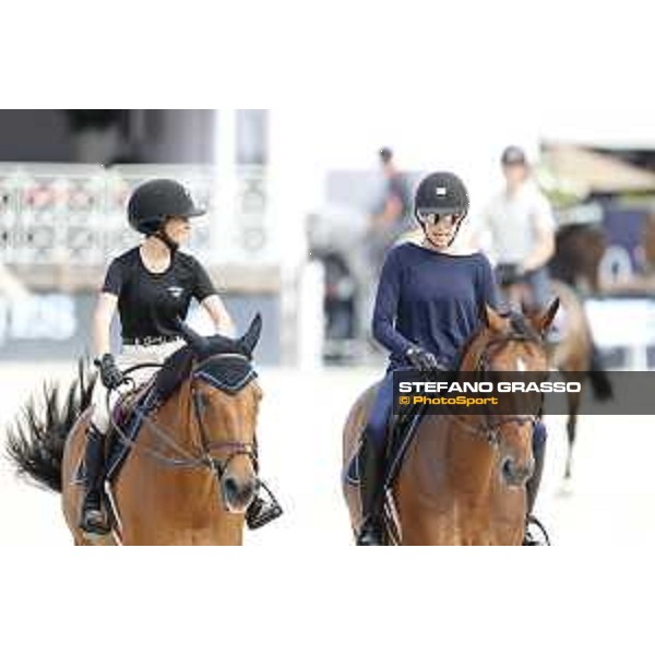LGCT of Monaco - Warm up - Lilli Hymowitz and Brianne Goutal - Monaco, Port Hercule - 22 June 2017 - ph.Stefano Grasso/LGCT