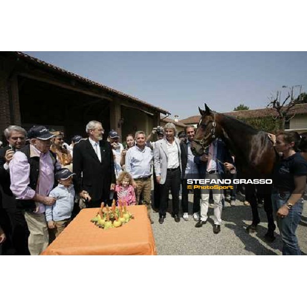 Paolo Cianferoni, Franco Gramegna, Roberto Brischetto, Enzo Giordano, Varenne and Giampaolo Minnucci Vigone (To), 19th may 2007 ph. Stefano Grasso