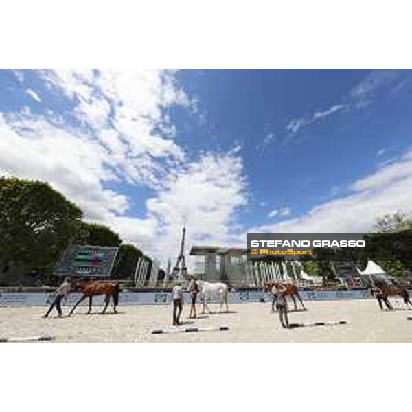 LGCT of Paris Eiffel - vet inspection - Paris,29th june 2017 - ph.Stefano Grasso/LGCT