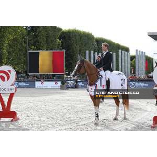 LGCT of Paris Eiffel - Class 5 - Prize giving ceremony - Pieter Devos on Apart wins the class presented by Oddo - Paris,30th june 2017 - ph.Stefano Grasso/LGCT