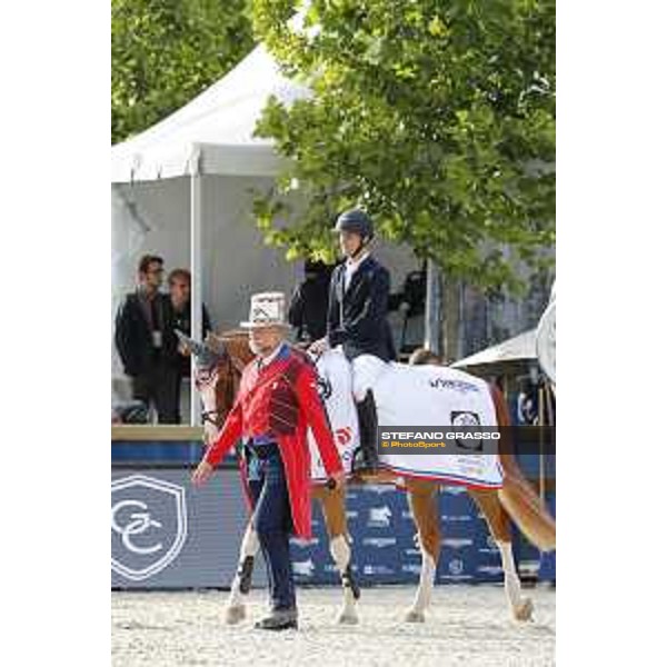 LGCT of Paris Eiffel - Class 5 - Prize giving ceremony - Pieter Devos on Apart wins the class presented by Oddo - Paris,30th june 2017 - ph.Stefano Grasso/LGCT