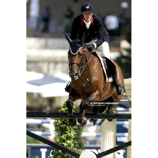 Kevin Staut on Kraque Boom Bois Margot 75¡ Csio - Samsung Nation\'s Cup Rome, 25th may 2007 ph. Stefano Grasso