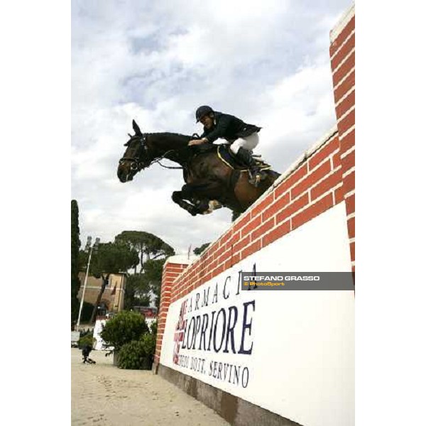 Markus Fuchs on Loro Piana Ovation 75¡ Csio - Lopriore - Power competition Rome, 26th may 2007 ph. Stefano Grasso