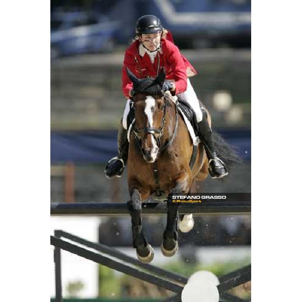 Christina Liebherr on L.B.No Mercy 75¡ Csio - Samsung Nation\'s Cup Rome, 25th may 2007 ph. Stefano Grasso