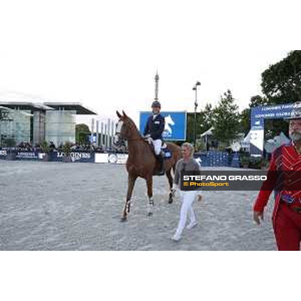 LGCT of Paris Eiffel - Bernadette Lejeune, David Will and Angelica Augustsson Zanotelli retire Mic Mac du Tillard from the competition - Paris, 1st july 2017 - ph.Stefano Grasso/LGCT