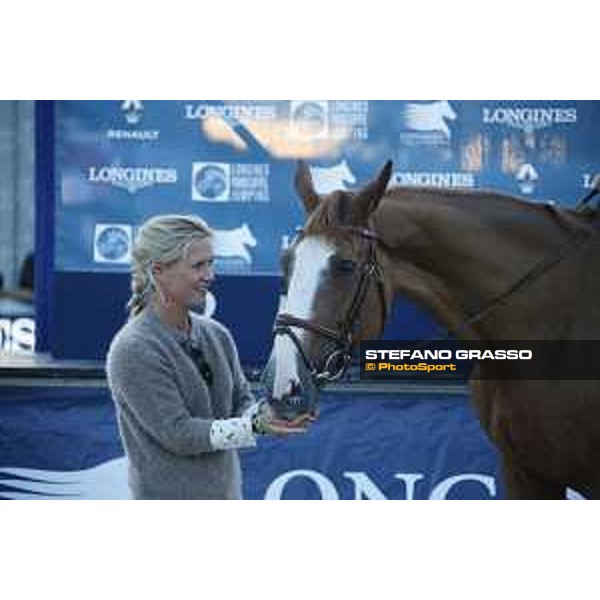 LGCT of Paris Eiffel - Bernadette Lejeune, David Will and Angelica Augustsson Zanotelli retire Mic Mac du Tillard from the competition - Paris, 1st july 2017 - ph.Stefano Grasso/LGCT