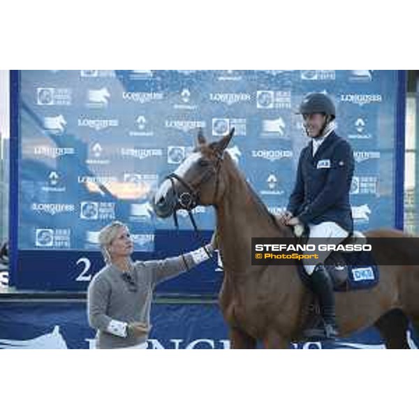 LGCT of Paris Eiffel - Bernadette Lejeune, David Will and Angelica Augustsson Zanotelli retire Mic Mac du Tillard from the competition - Paris, 1st july 2017 - ph.Stefano Grasso/LGCT