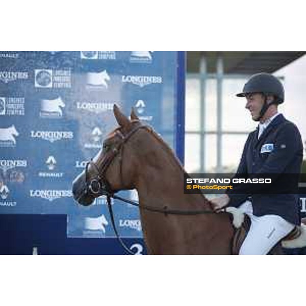 LGCT of Paris Eiffel - Bernadette Lejeune, David Will and Angelica Augustsson Zanotelli retire Mic Mac du Tillard from the competition - Paris, 1st july 2017 - ph.Stefano Grasso/LGCT