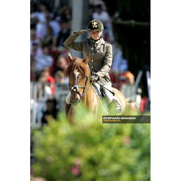 Chiara Arrighetti on Harpon du Borda 75¡ Csio - Samsung Nation\'s Cup Rome, 25th may 2007 ph. Stefano Grasso