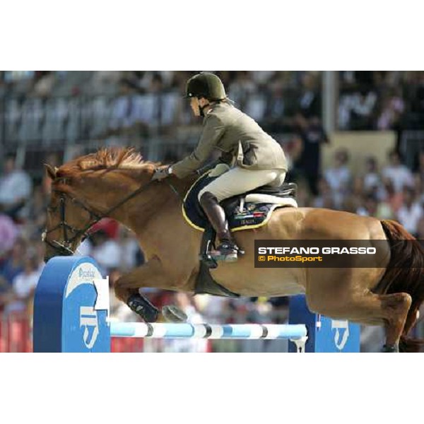 Chiara Arrighetti on Harpon du Borda 75¡ Csio - Samsung Nation\'s Cup Rome, 25th may 2007 ph. Stefano Grasso