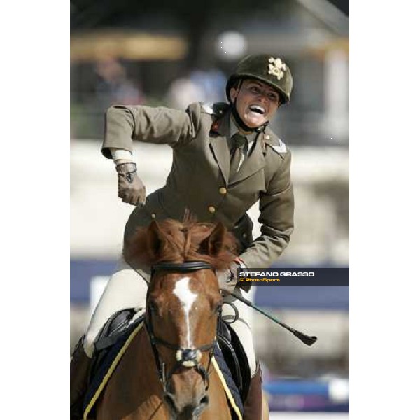 Chiara Arrighetti on Harpon du Borda 75¡ Csio - Samsung Nation\'s Cup Rome, 25th may 2007 ph. Stefano Grasso