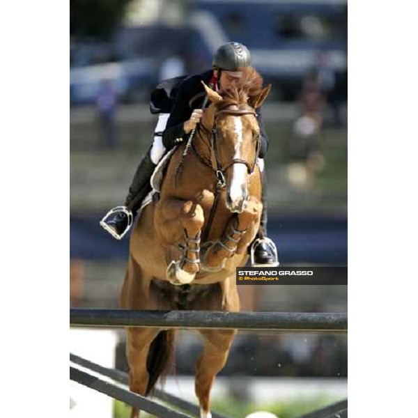 Olivier Guillon on Ionesco de Brekka 75¡ Csio - Samsung Nation\'s Cup Rome, 25th may 2007 ph. Stefano Grasso