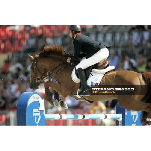 Olivier Guillon on Ionesco de Brekka 75¡ Csio - Samsung Nation\'s Cup Rome, 25th may 2007 ph. Stefano Grasso